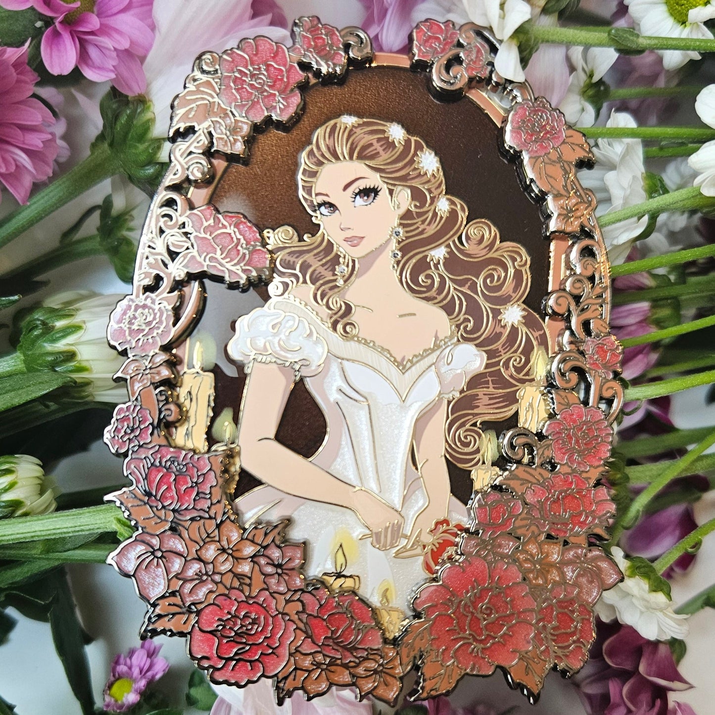 Phantom Singer Portrait (Pin-on-Pin)