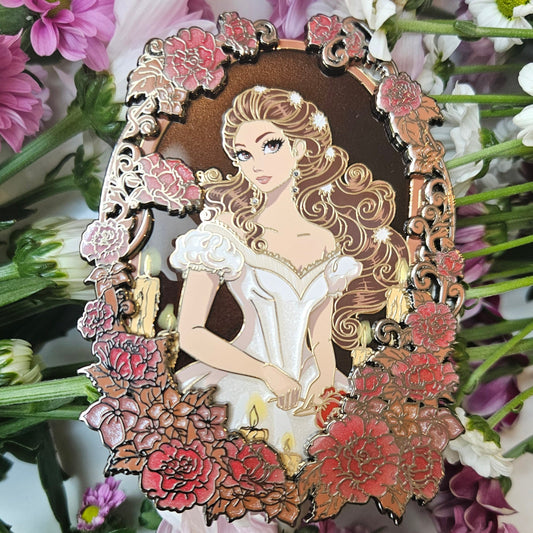 Phantom Singer Portrait (Pin-on-Pin)