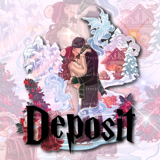 Dramione Ice Skating Deluxe Pin-on-Pin