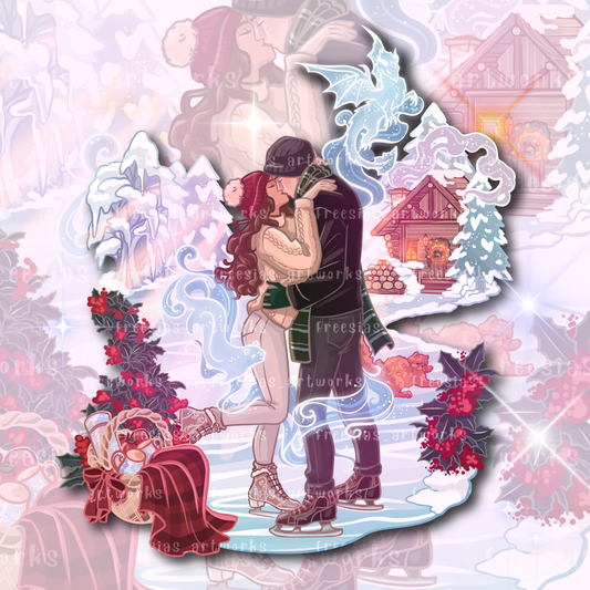 Dramione Ice Skating Deluxe Pin-on-Pin