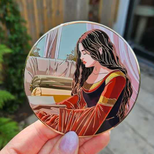 Elf Reading Portrait