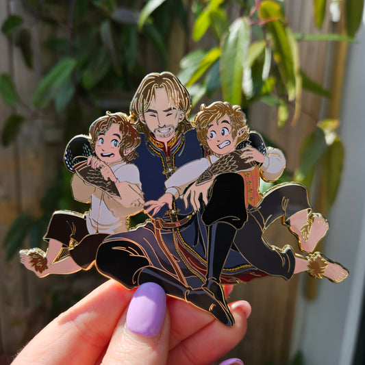 Tackled Boro, Pip and Mer