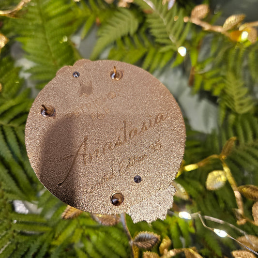 Russian Princess Retro Wedding Pin-on-Pin