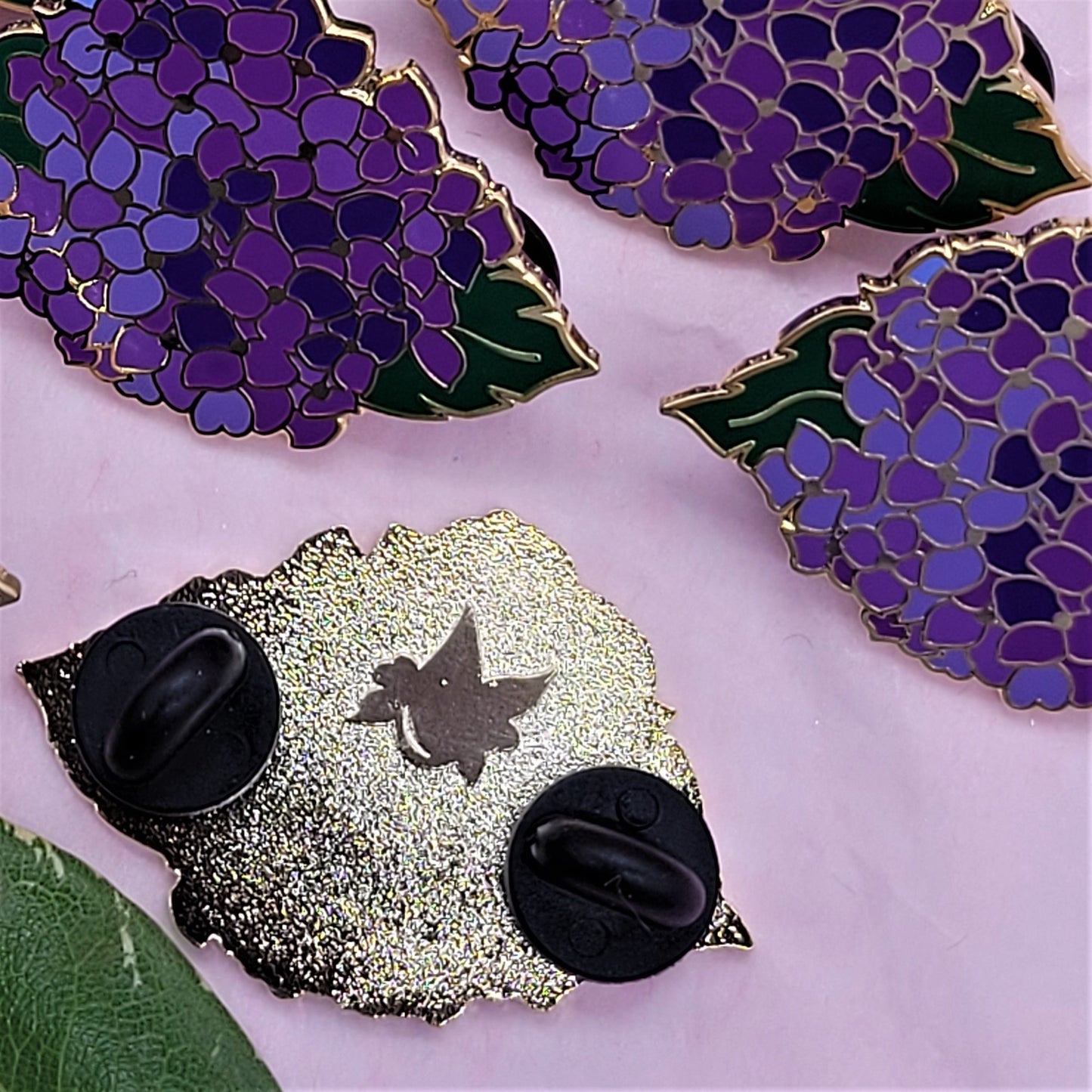 Hydrangea Pin