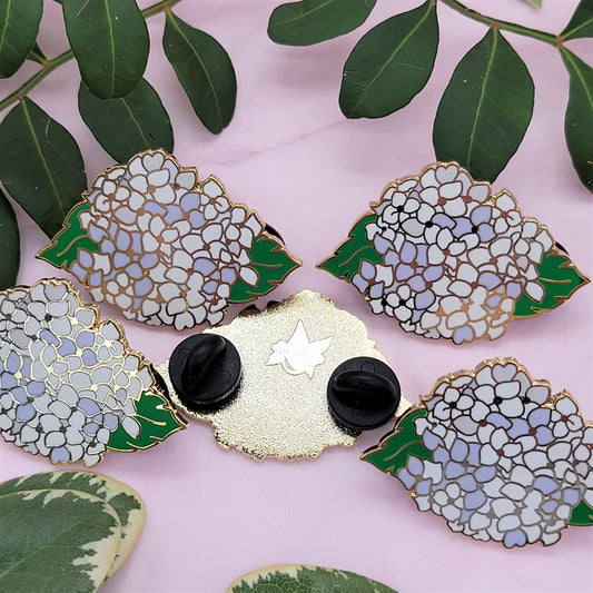 Hydrangea Pin