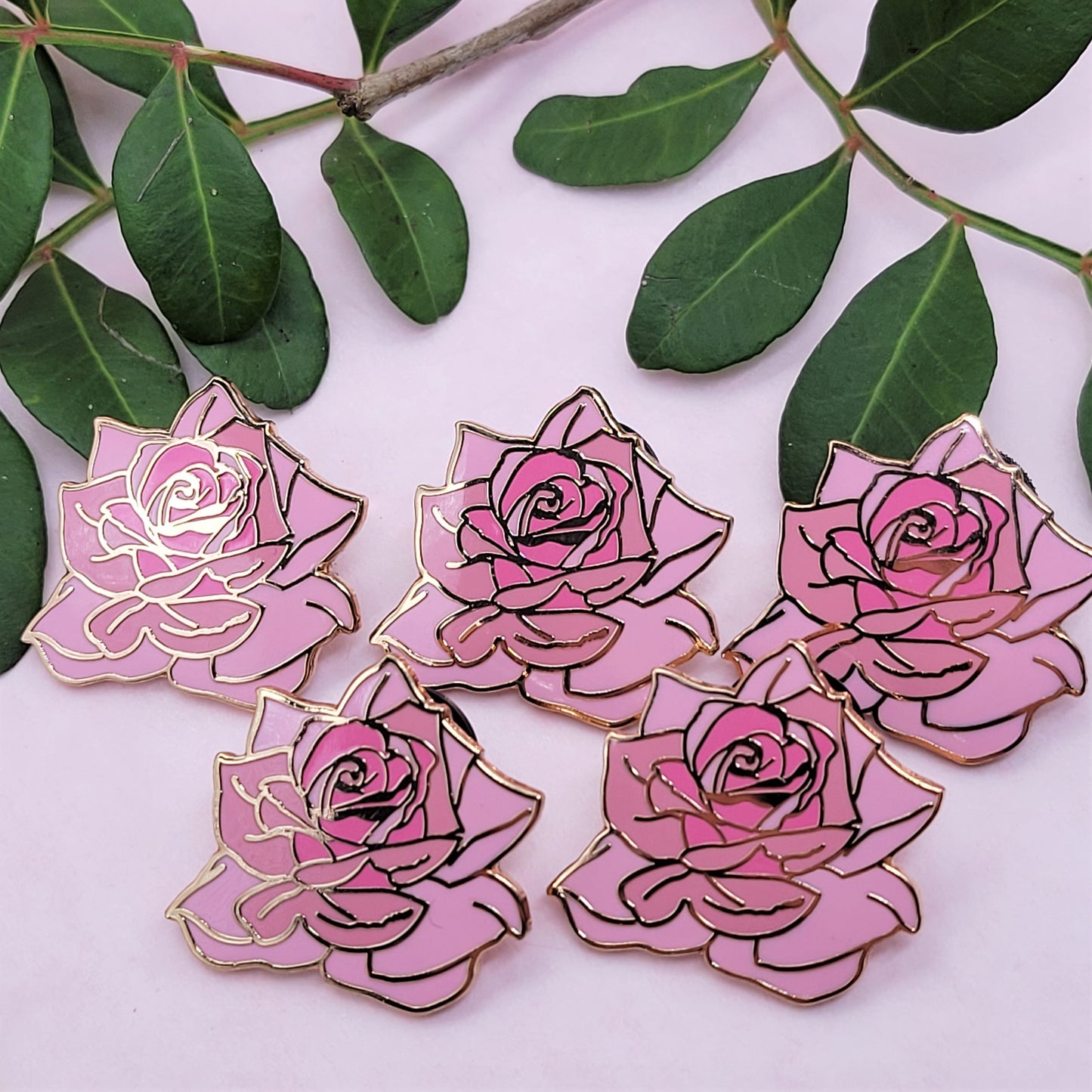 Tea Rose Pin