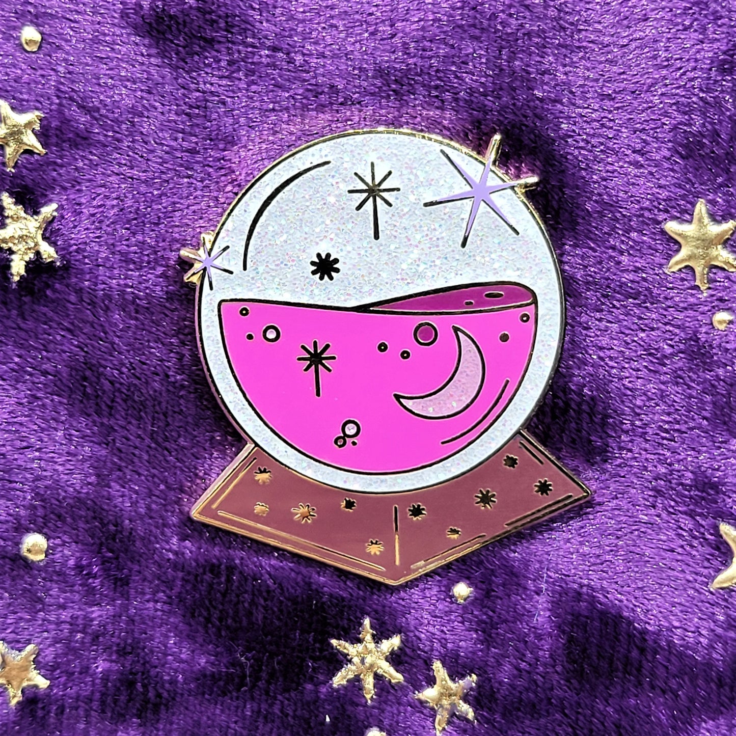 Magical Crystal Ball Pin