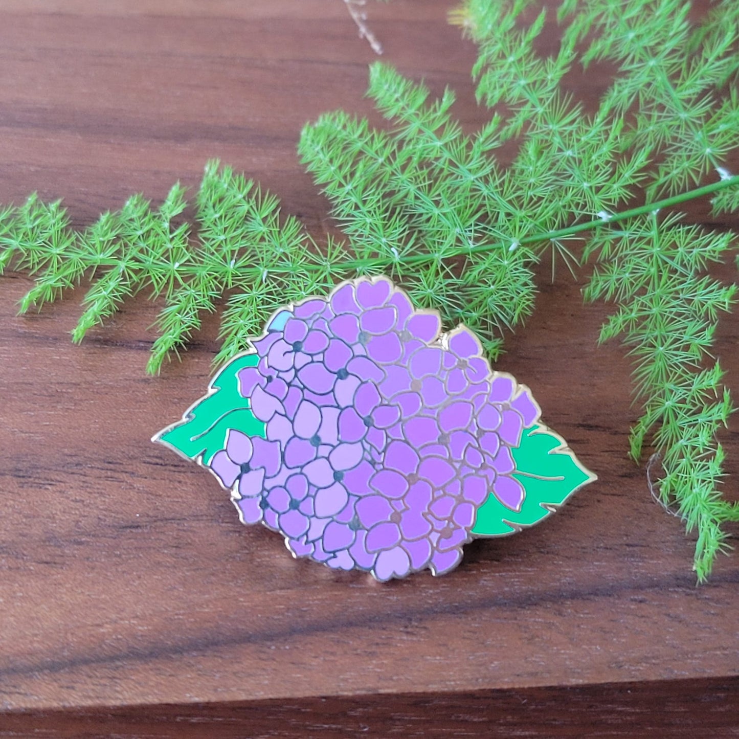 Hydrangea Pin