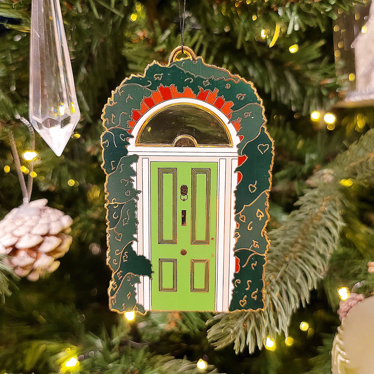 Ivy Grown Georgian Door