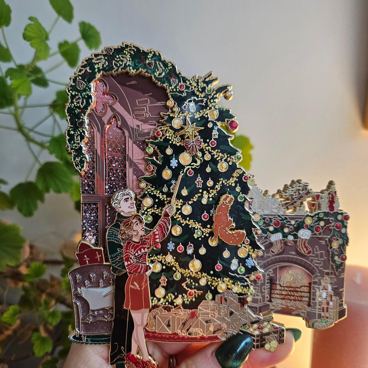 Shop Drop: Dramione Festive Pin