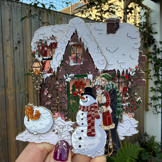 Balance Owed - Festive Cottage Deluxe Pin-on-Pin