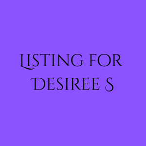 Payment Plan for Desiree S
