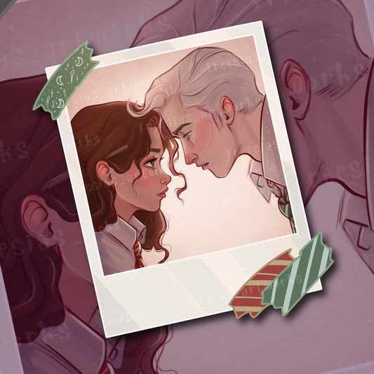 Dramione Polaroid Red & Green