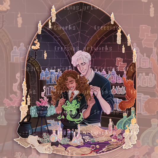 Dramione Potions Lab In-Hand