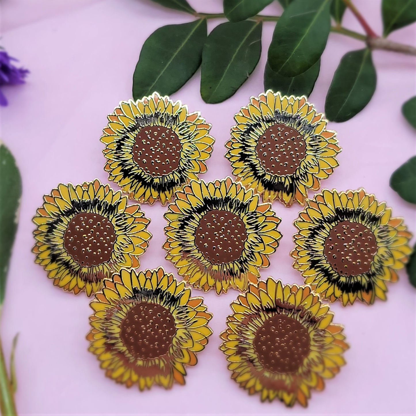 Sunflower Pin