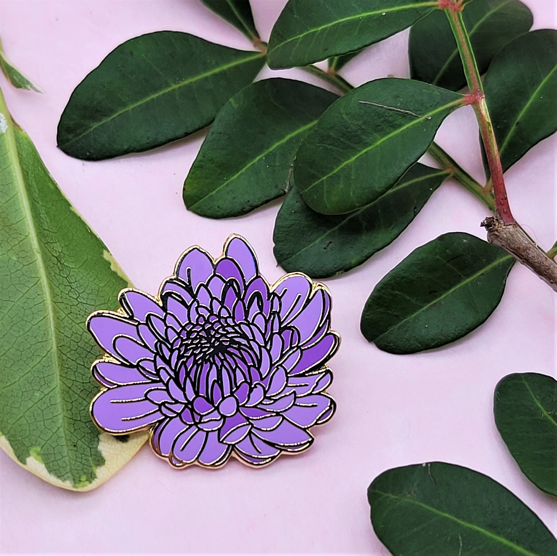 Seconds Sale! Chrysanthemum Potion Pin Locking Back