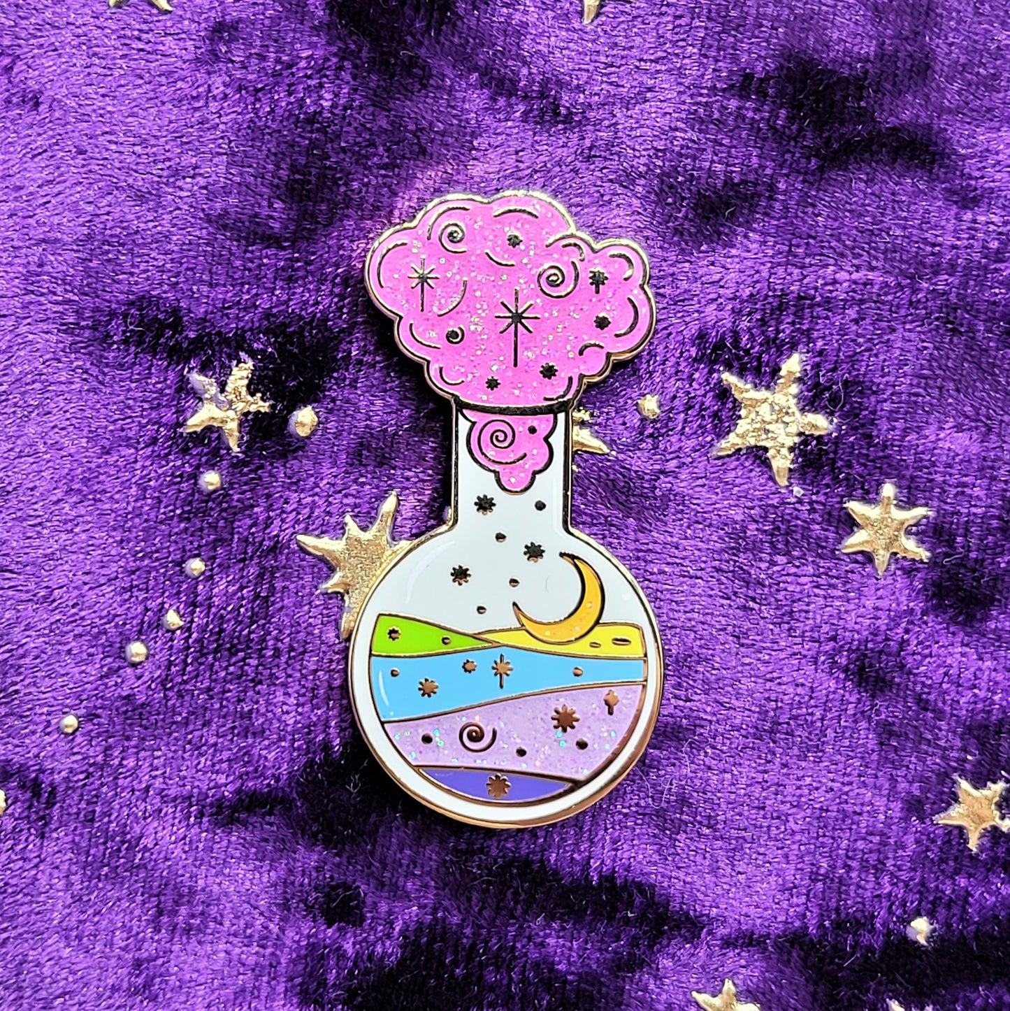 Magical Bottle Pin