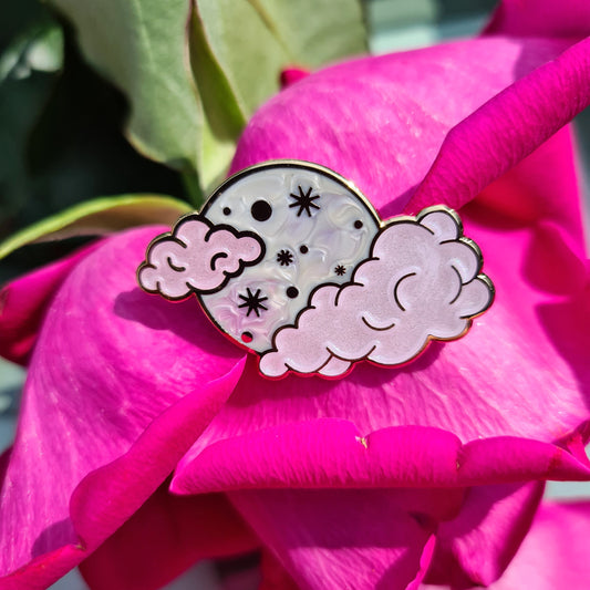 Moon & Clouds Pin