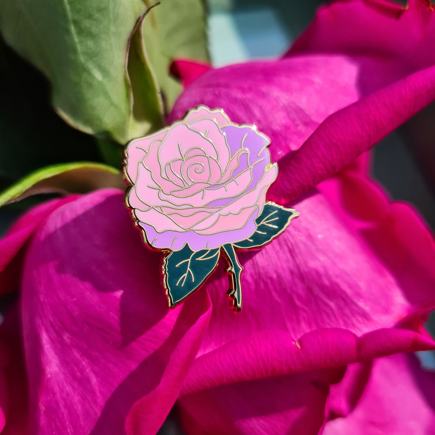 Rose & Petal Pins