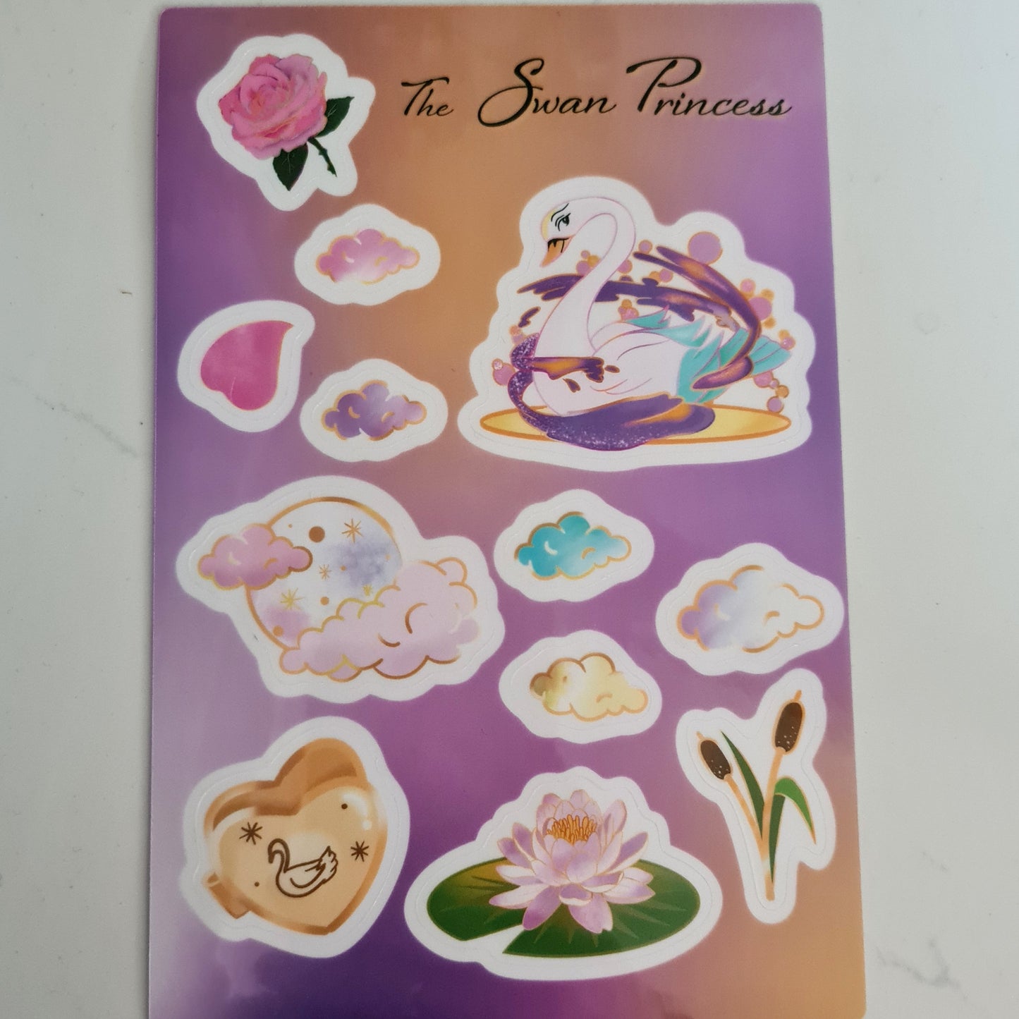 Swan Sticker Sheet